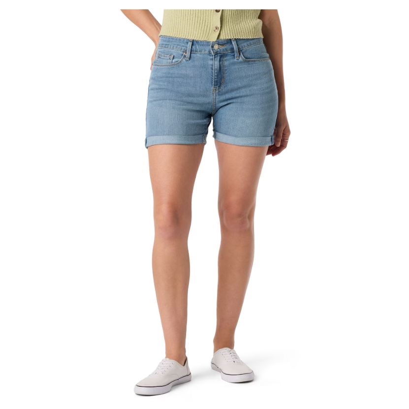 Women's and Women's Plus Mid Rise 5" Shorts